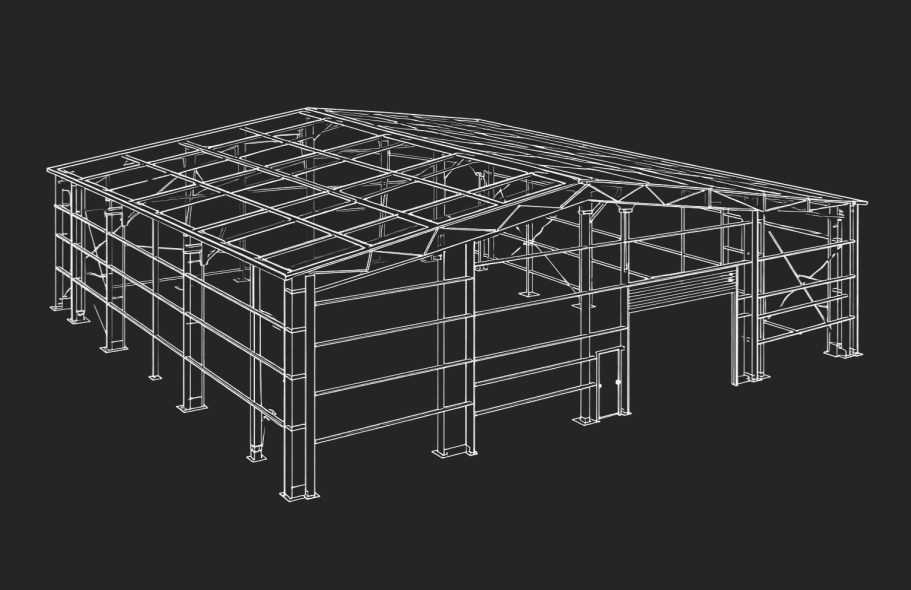 Hallenkonstruktion Stahl- & Metallbau by Dominik RITTER dRit Engineering